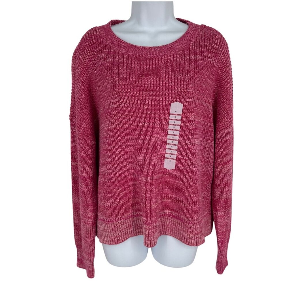 Duluth‎ Trading Co Long Sleeve Crew Neck Heritage Shaker Stitch Sweater Size XL